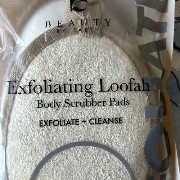 Beauty By Earth Exfoliating Loofah Body Scrubber Pads - Picture 5 of 5